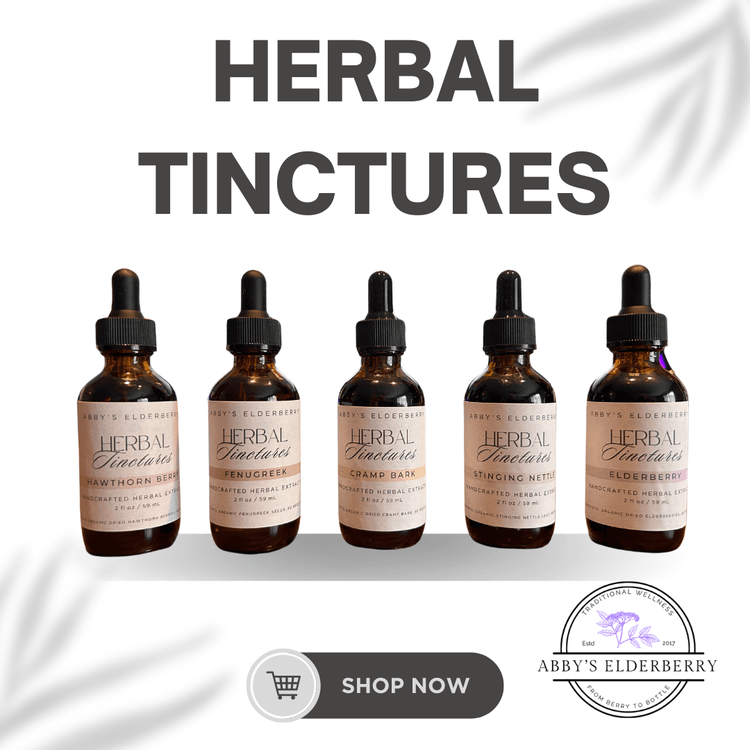 Herbal Tinctures - 2 oz dropper bottles
